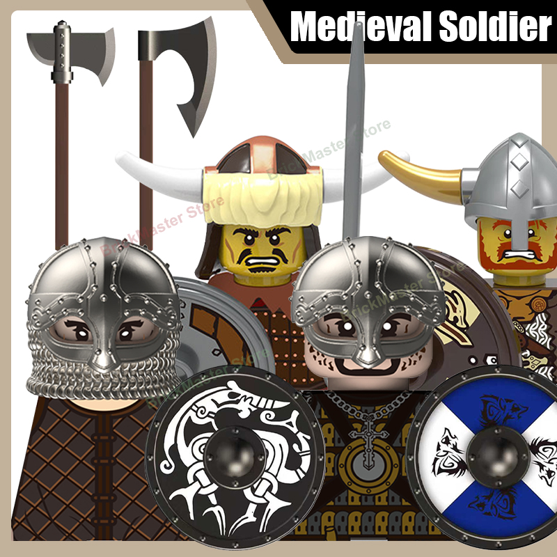Medieval Military Viking Warri - Lego Minifigure Holder 评论和价格