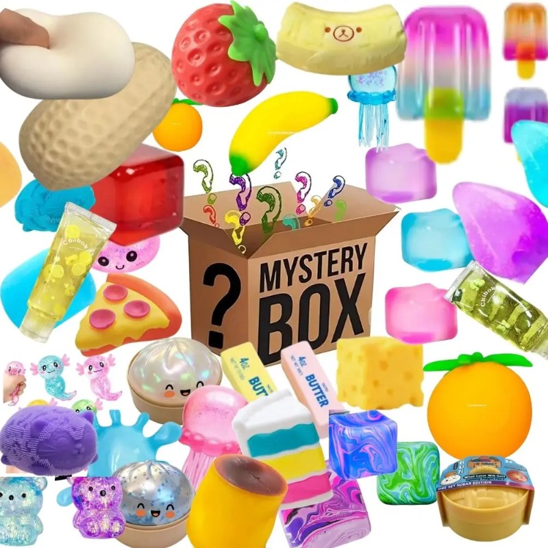 &100+Pcs Surprise Box Toys Nov - Mystery Box Blind Bag 评论和价格