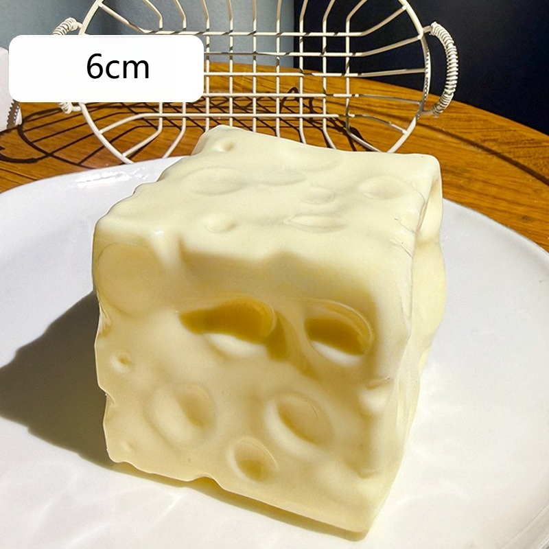 Jumbo Cheese Cube Stress Ball  - Fidget Cube Original 评论和价格
